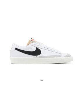 Nike Blazer Low Vintage Sneakers - White/Black